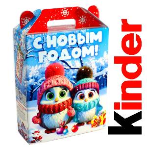 Детский подарок на Новый Год в жестяной упаковке весом 830 грамм по цене 3297 руб в Караганде